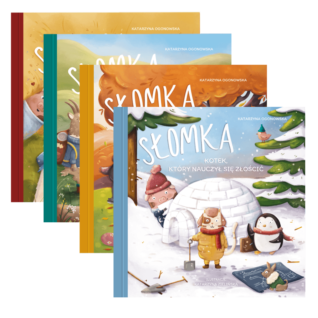 Pakiet książek o kotku Słomce
