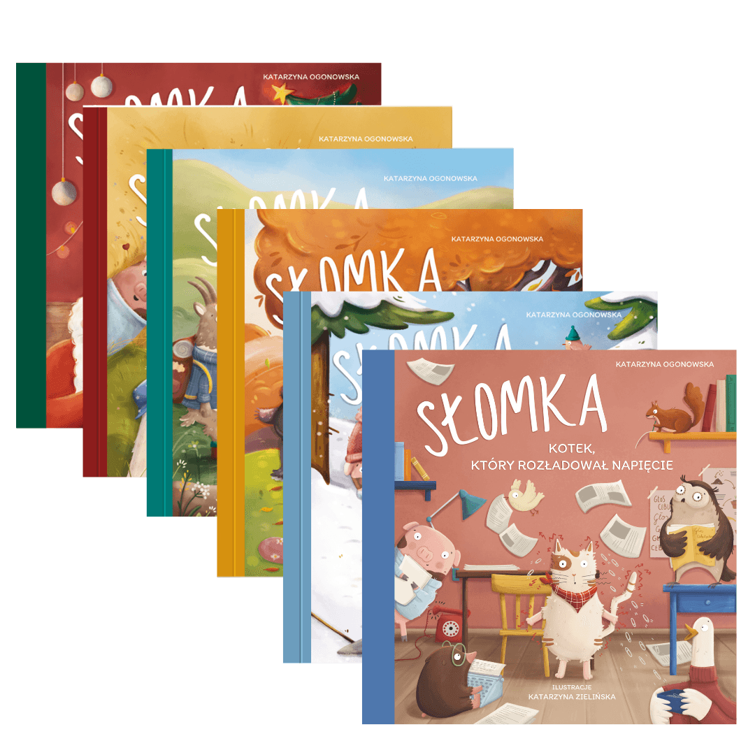 Pakiet książek o kotku Słomce (z nowością)