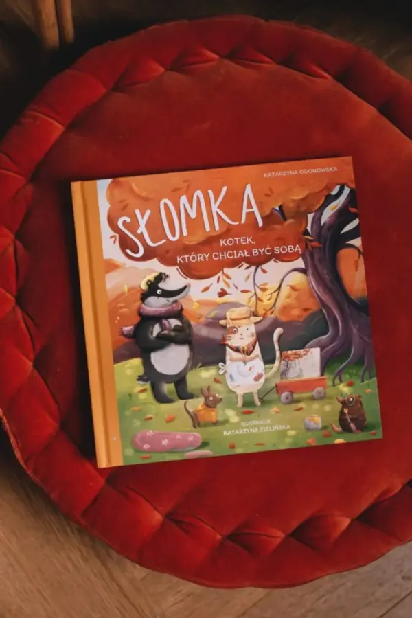 Slomka-kotek-ktory-chcial-byc-soba-livestyle-005 Okładka książki "Słomka kotek,który chciał być sobą" Katarzyny Ogonowskiej.