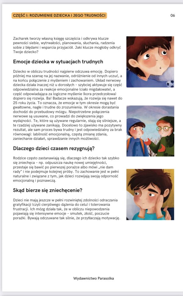 Jak pomóc dziecku pokonywać trudności. Poradnik dla rodziców