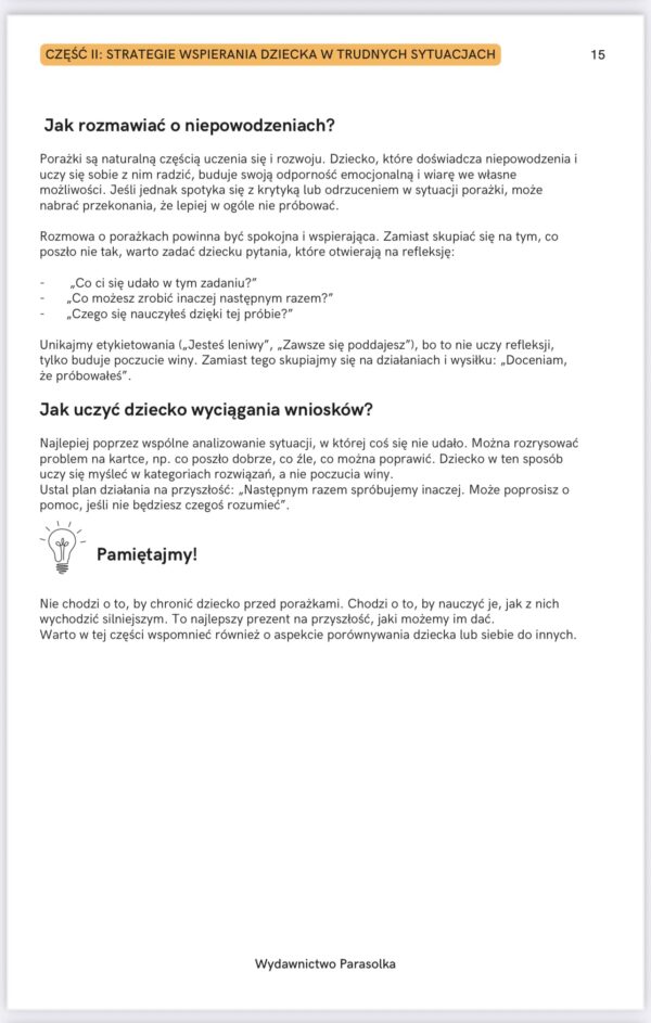 Jak pomóc dziecku pokonywać trudności. Poradnik dla rodziców