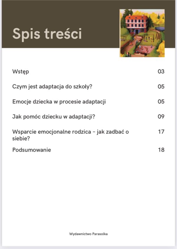 Adaptacja dziecka w szkole. Poradnik dla rodziców