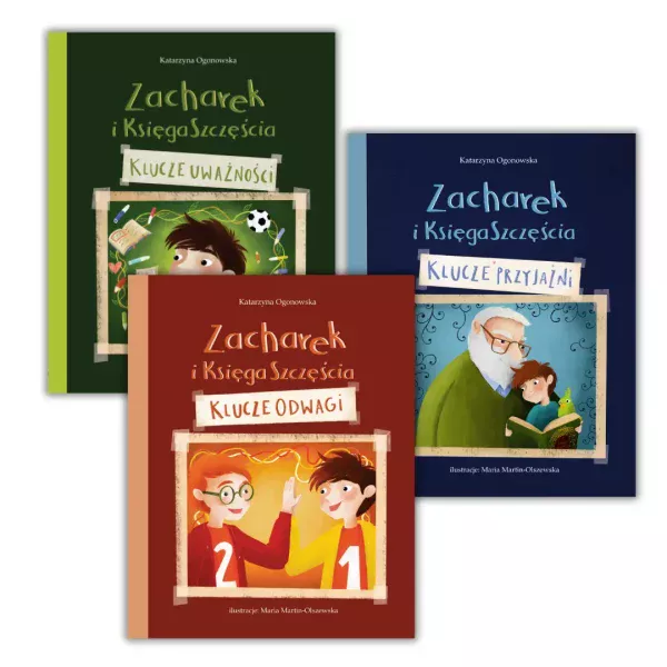 Zacharek i Ksiega-Szczescia_cała seria Seria książek o Zacharku