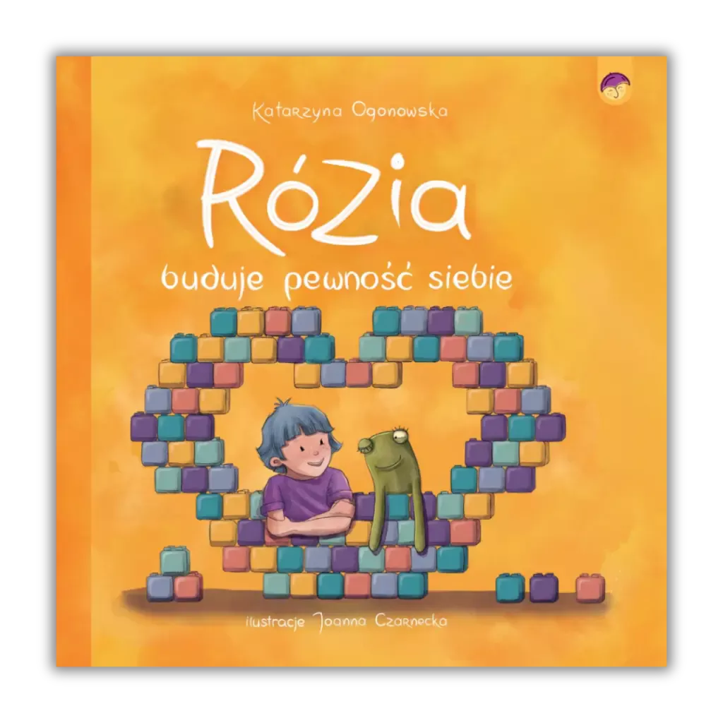 Okładka książki "Rózia buduje pewność siebie"